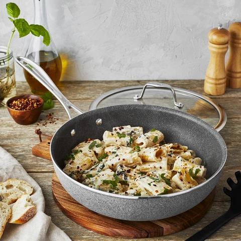 Henckels Capri 10 Piece Granitium Non Stick Cookware Set Dishwasher Safe Made in Italy Walmart