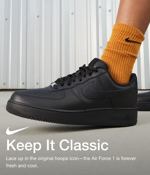 NIKE AIR FORCE 1 '07 ブラック 24.5 Nike Air Force 1 '07 | Foot Locker