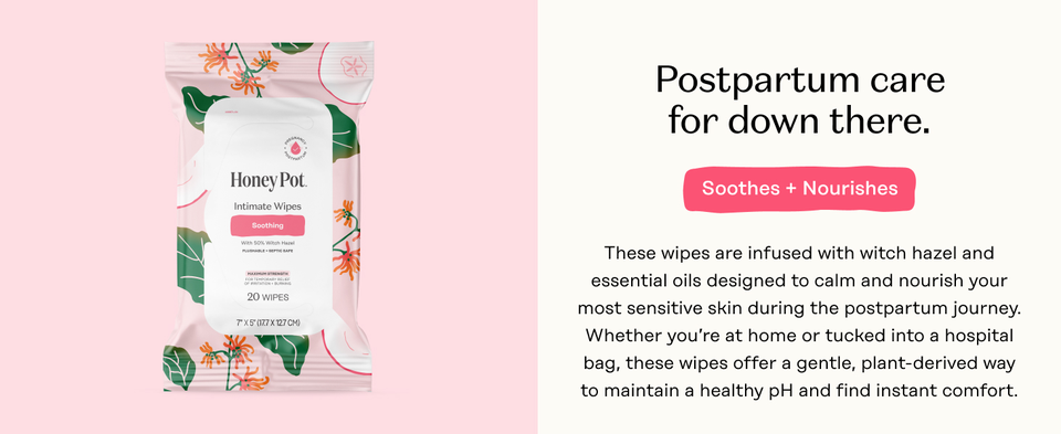 Postpartum care for down there