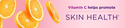Vitamin C helps promote skin health