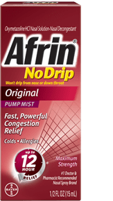 Afrin Nasal Decongestant, Extra Moisturizing, Pump Mist - 0.5 fl oz