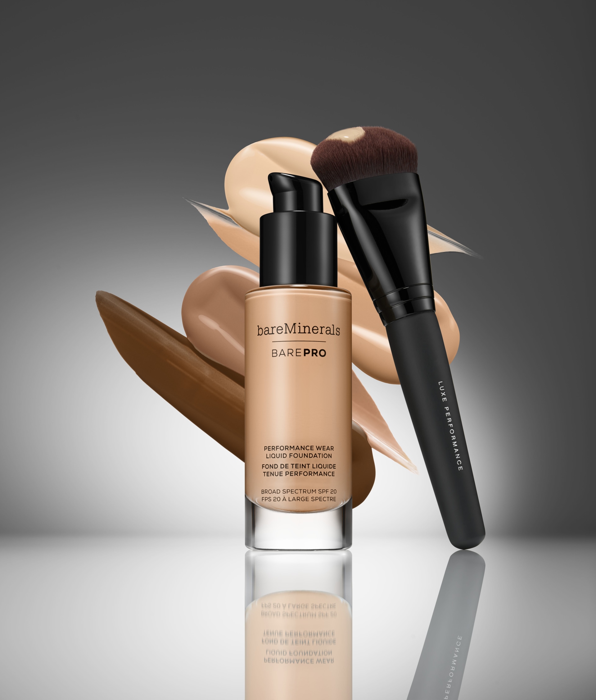 barepro performance wear liquid foundation swatches