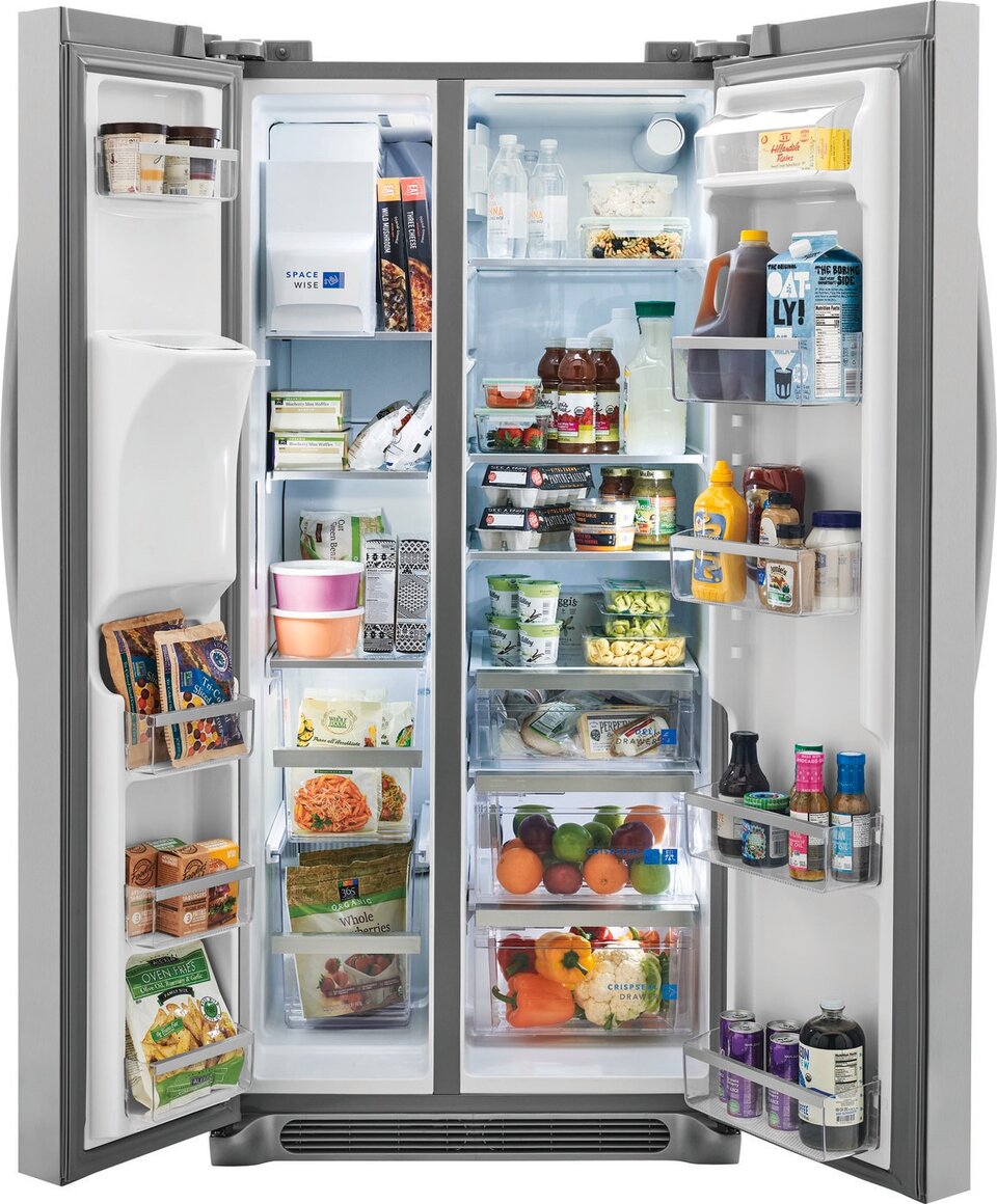 Frigidaire Gallery 22.2 cu. ft. Side-by-Side Refrigerator - Stainless Steel