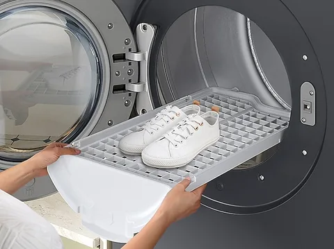 Samsung Bespoke AI Dark Steel Front Load Electric