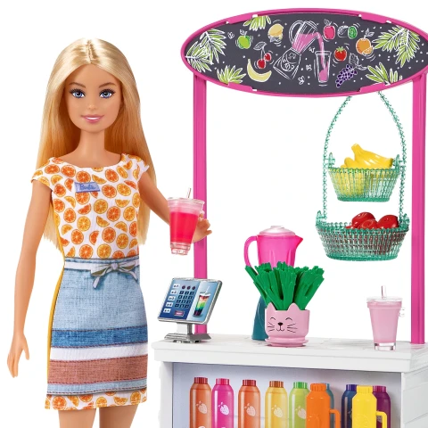 Barbie Fashion Doll & Smoothie Bar Playset with Fruit & Blender Accessories, Blonde Hair - Walmart.com Barbie Fashion Doll & Smoothie Bar Playset with Fruit & Blender Accessories, Blonde Hair - Walmart.com