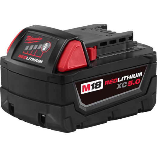 thumbnail image 2 of 4-Pack Milwaukee M18 18V XC 5.0Ah Red Lithium-Ion Batteries (48-11-1850) – US Shipping 2 of 4
