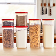 Rubbermaid Clear Kitchen Canisters