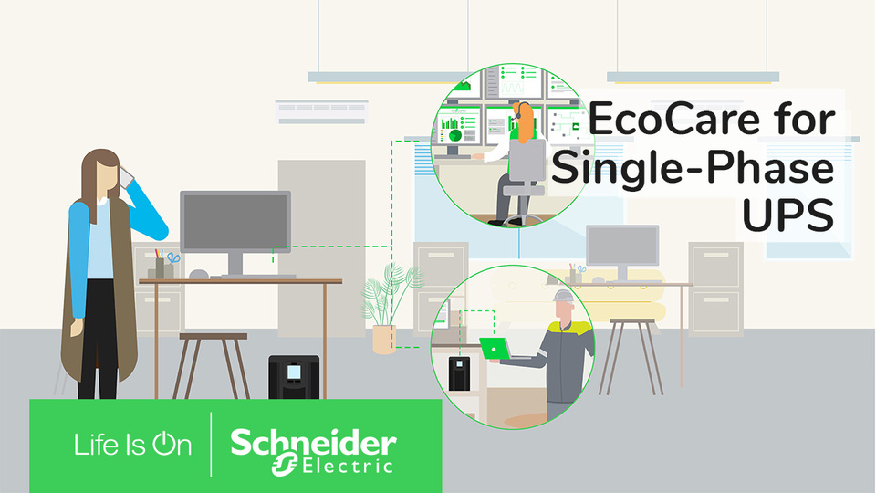thumbnail video image 2 of EcoCare Advanced for Single-Phase UPS, Self-Monitoring, 1 year, upgrade to factory warranty, for Li-Ion UPS, L17, 2 of 5