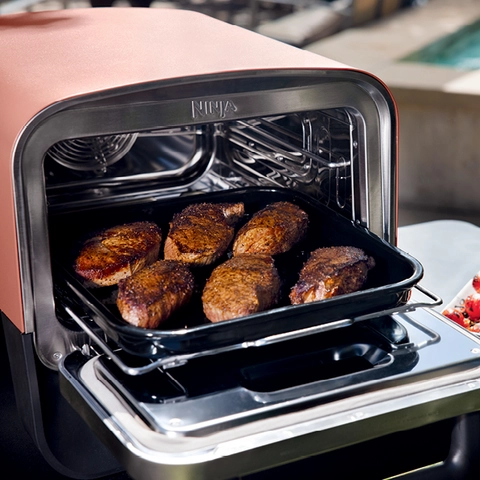 Ninja Woodfire 8-In-1 Outdoor Oven Gas Grill Oo101 OO101, Color