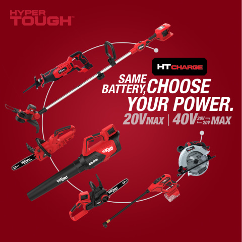 Hyper Tough 20V Max Brushless Battery Powered Trimmer Blower Combo