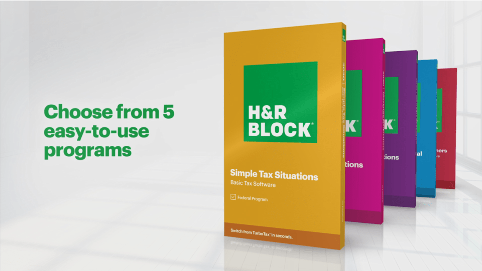 H&R Block, SelfEmployed/Rental, Premium Tax Software 2020