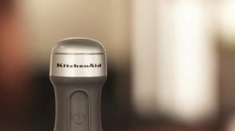KitchenAid KHB2351CU 3-Speed Hand Blender - Contour Silver, 8 inches