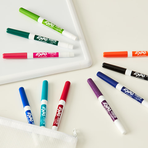 Expo Low-Odor Dry Erase Fine Tip Markers (2138471)