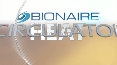 thumbnail video image 2 of Jarden Home Environment Heat Circulator Rotating Grill, 2 of 4