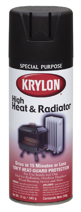 Krylon 12 oz High Heat Max Spray Paint, Black