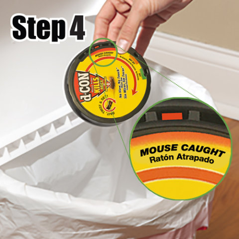 d-CON No View, No Touch Covered Mouse Trap, 1 Trap 