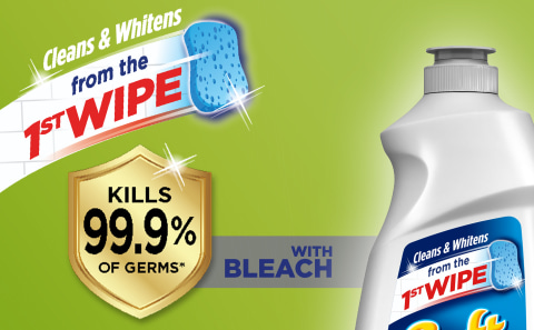  2 Soft Scrub with bleach cleanser, 36 oz. + Bundled with  Zivigo Scrubbing Sponge - Microfiber cleaning cloth : Health & Household