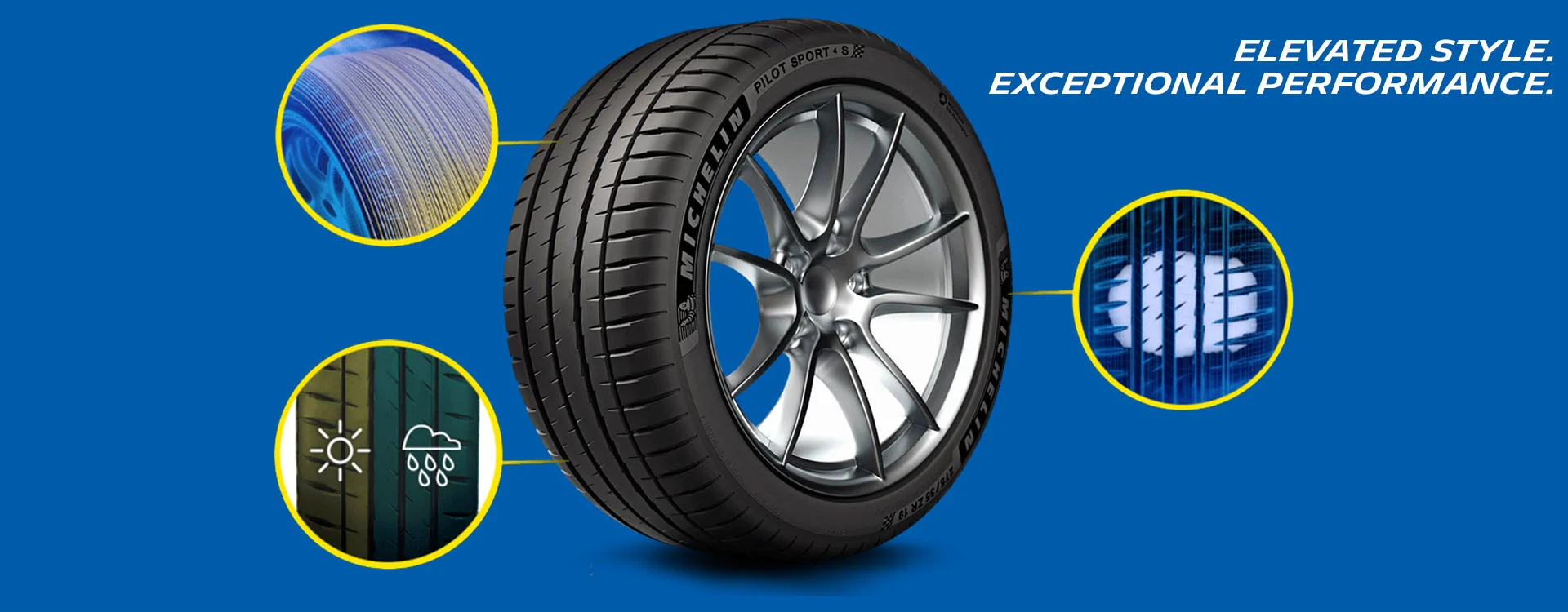 Michelin Pilot Sport 4S | 255/40ZR19 (100Y) XL | Big O Tires