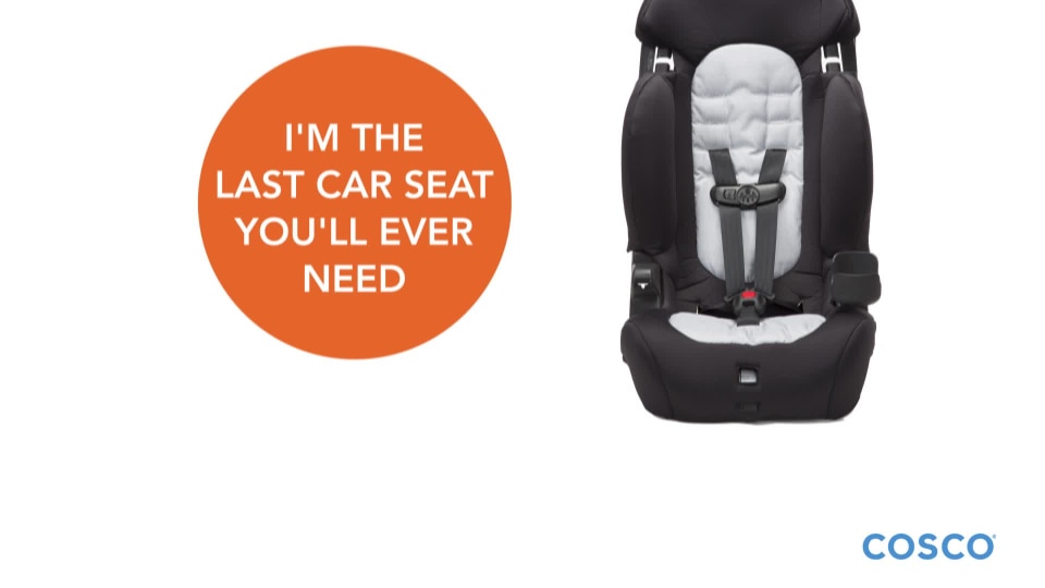 Cosco Finale Booster Car Seat, Abstract Gray - image 2 of 26
