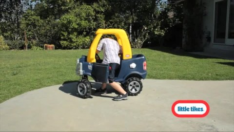 thumbnail video image 2 of Little Tikes Princess Cozy Truck Ride on, for Ages 1 to 5 Years, 2 of 13