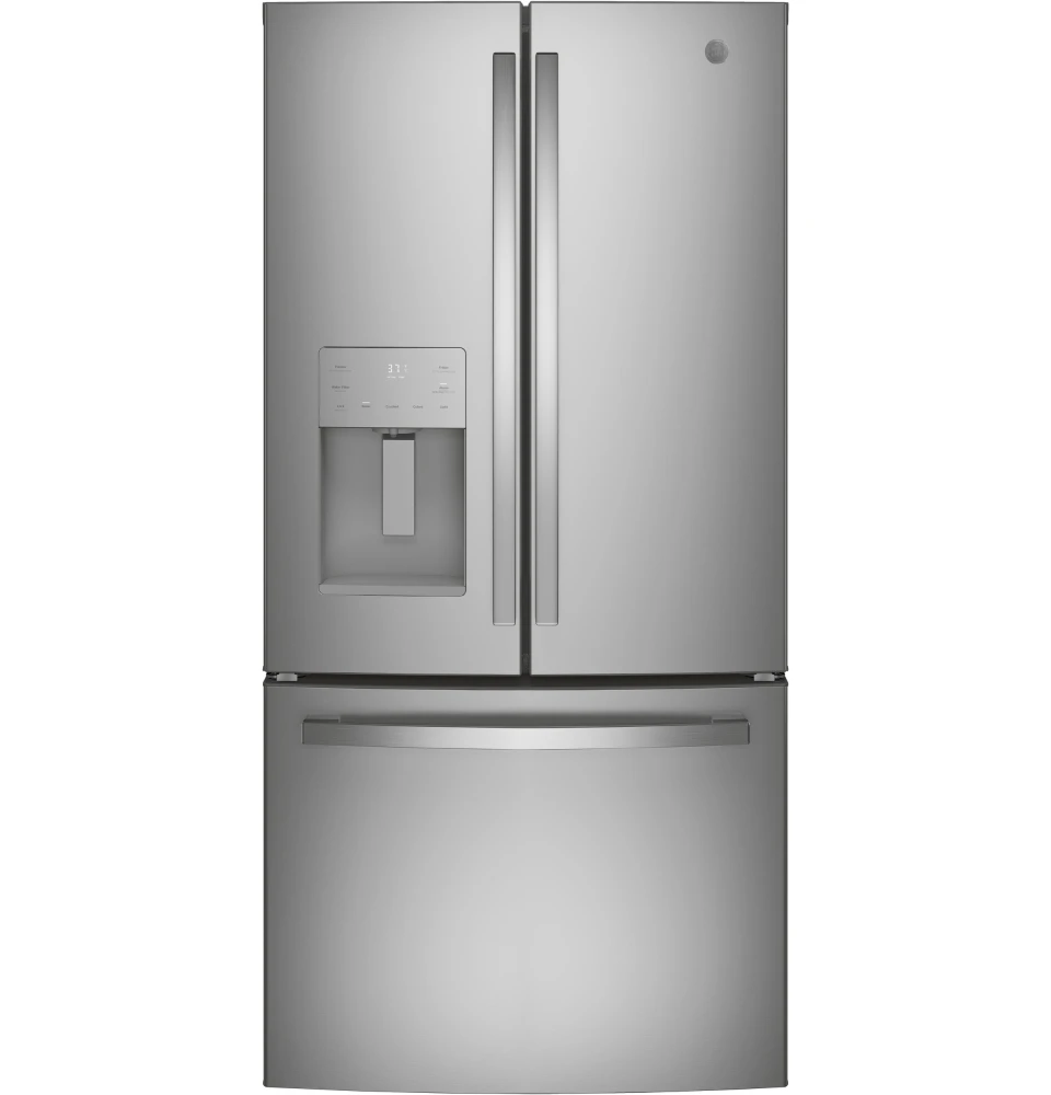 GE French Door Refrigeration GYE18JYLFS | Shore Appliance Connection