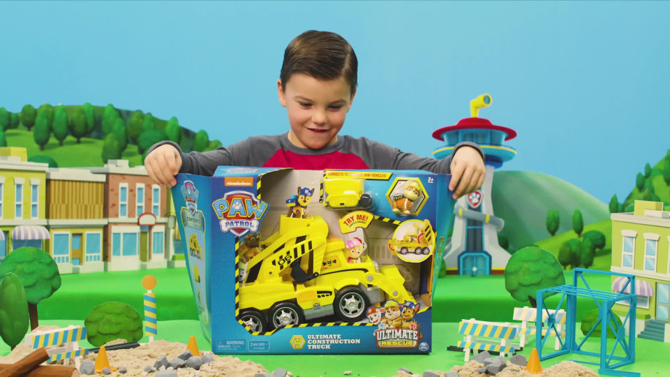 paw patrol ultimate construction truck