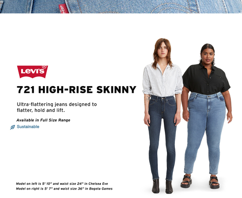 Levi's® 721 Carbon Bay High Rise Skinny Ankle Jeans | belk