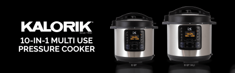 Kalorik 10-in-1 Multi-Use 8-qt Pressure Cooker 