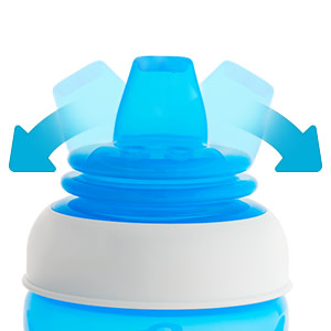 Munchkin® Gentle™ Transition Sippy Cup with Trainer Handles, 10 Ounce, Blue