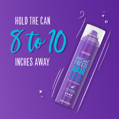  Aussie Instant Freeze Hair Spray Non-Aerosol Maximum Hold 8.5  oz (Pack of 4)