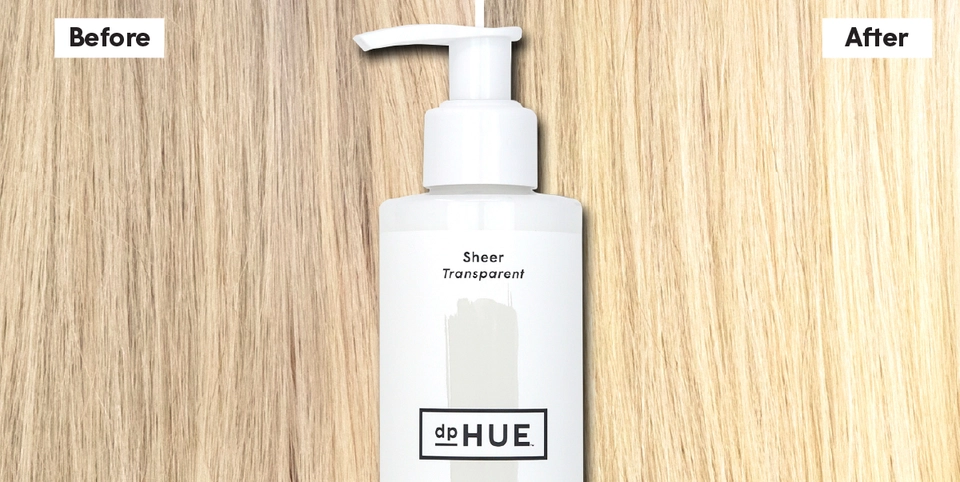 Gloss+ Sheer Before &amp; After on Blonde hair | dpHUE