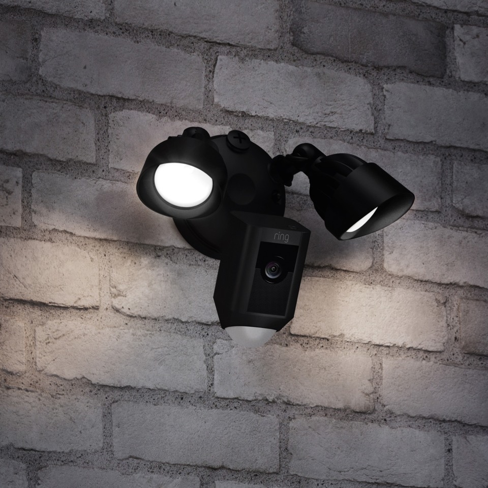ring security camera with floodlight