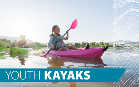 Lifetime Wave Kids Paddle 6 ft Youth Kayak, Pink (90098 Lifetime Wave Kids Paddle 6 ft Youth Kayak, Pink (90098