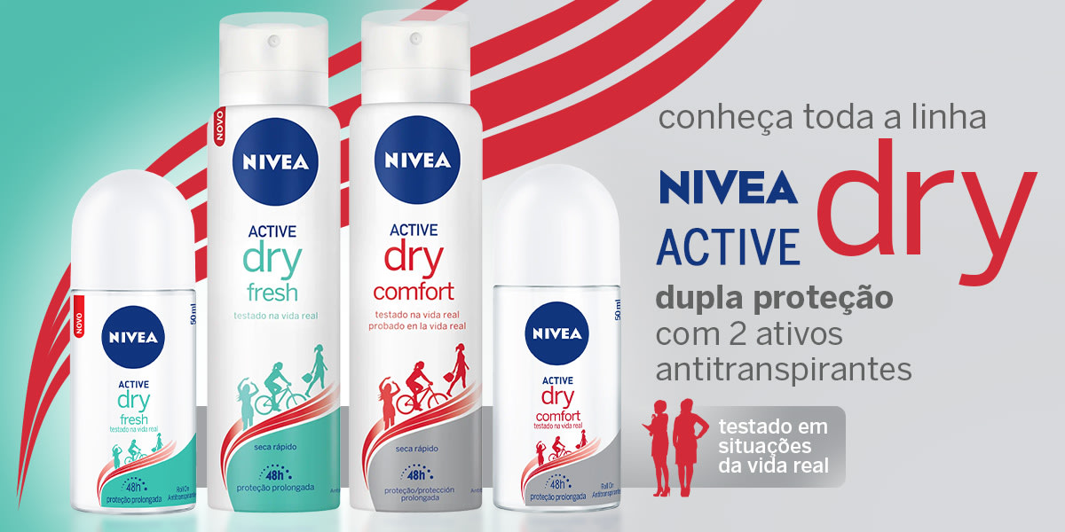 Desodorante Aerosol Nívea Feminino - NIVEA Dry Comfort - Época Cosméticos