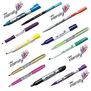 3887 BIC INTENSITY PERMANENT MARKERS 8CT FINE POINT ASSORTED