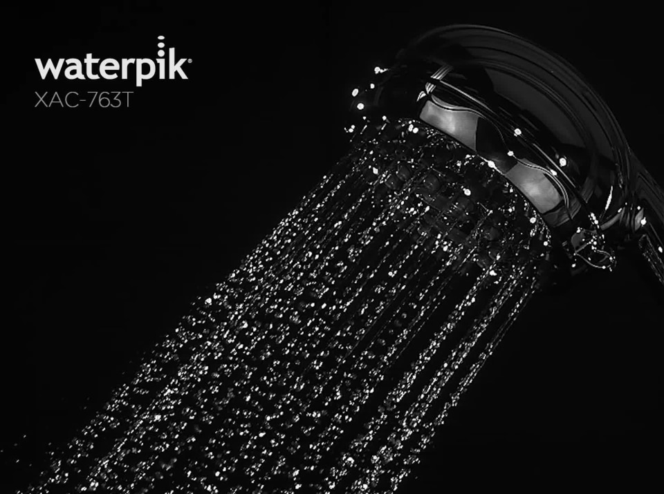 Waterpik 7Mode PowerSpray+ Hand Held Shower Head, Chrome XAC763T