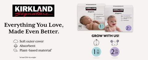 Kirkland Signature diapers are everything you love, made even better