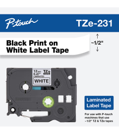 12mm x 3m Blu su Bianco Tze Tz Nastri per Etichette Compatibile con Brother P-Touch 1000 H101C H101GB H110 H105 P750W E100 1005 1280 P750W D400 Stampante UniPlus 4x Tze-FA3 TzeFA3 Nastro in Tessuto 