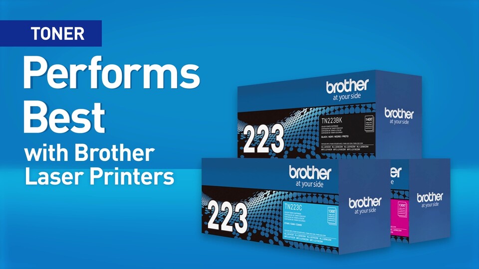 Cartouche d'encre Brother LC223 LC223C Cyan - Toner Services