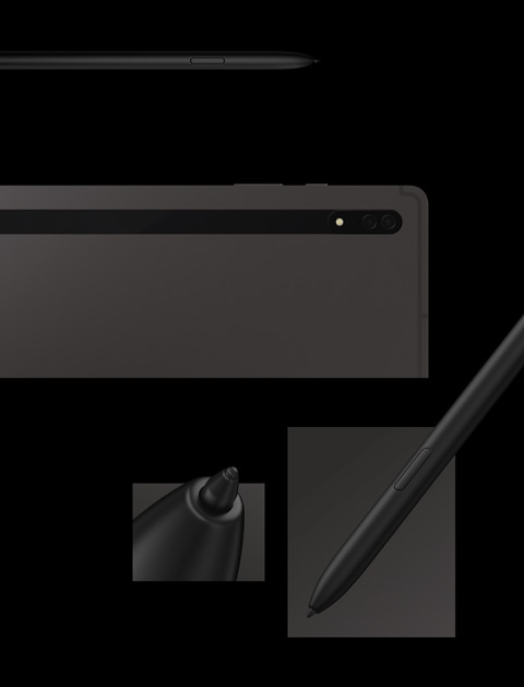 Samsung Tablette Android Galaxy Tab S8 Ultra Graphite 256 Go – Écran  sAMOLED de 14,6, stylet S Pen inclus, appareil photo arrière 13 MP + 6 MP