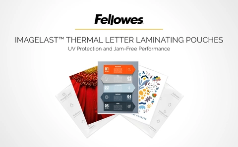 Fellowes ImageLast Thermal Laminating Pouches, Letter Size, 3 Mil