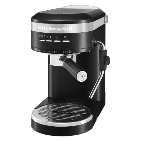 KitchenAid Semi-Automatic Espresso Machine and Automatic Milk Frother  Attachment - KES6404, Charcoal Grey - Yahoo Shopping