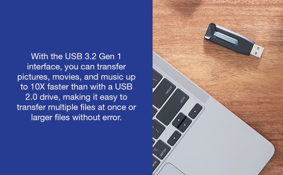 Clé USB 256 Go 3.0 V3 STORE N'GO VERBATIM - Clés USB