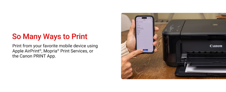 Canon PIXMA MG3620 Color Ink-Jet Multifunction Printer Black