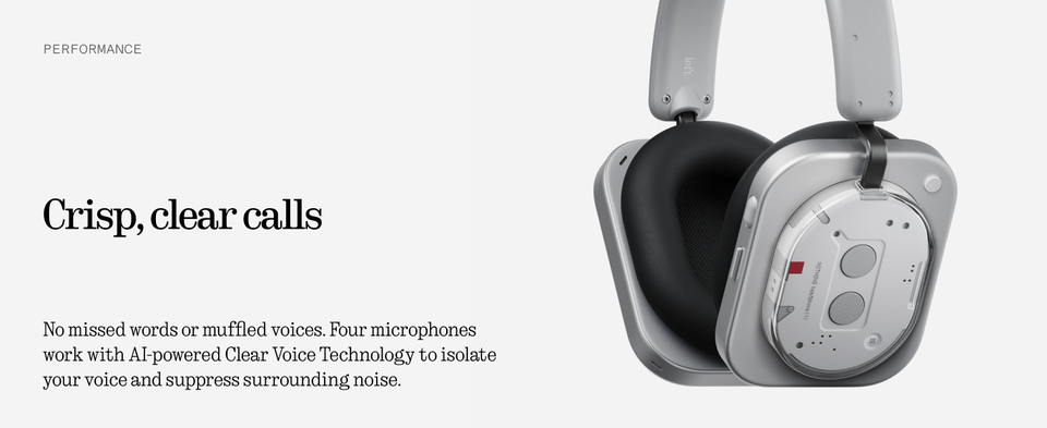 Nothing Headphone (1) Wireless Over Ear Bluetooth Headphones White