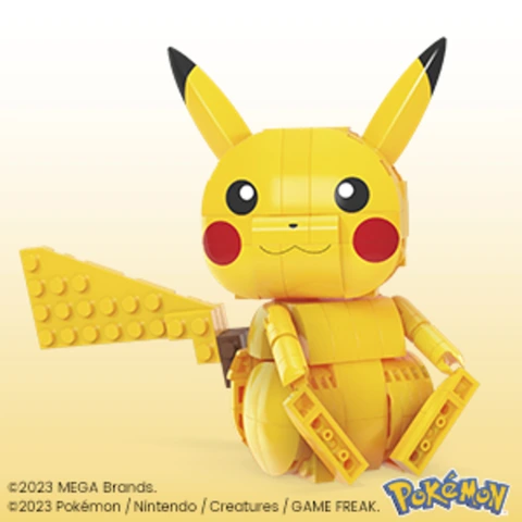MEGA Pokémon Set Da Costruzione: Pikachu, Charmander E Meowth Della Regione Di Kanto – 529 Pezzi