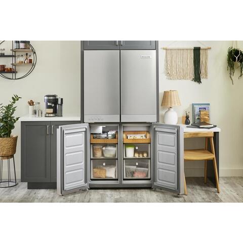 KitchenAid® 19.4 Cu. Ft. PrintShield™ Stainless Steel Counter Depth French  Door Refrigerator Home appliances, kitchen, laundry in Sumter,SC 29150