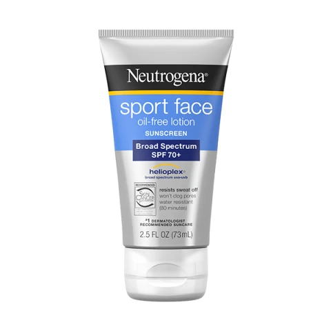 Neutrogena Sport Face Oil-Free Lotion Sunscreen with Broad Spectrum 70+