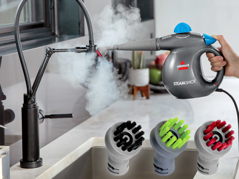 Loving this new bissel steamshot steamer for only $35! super affordable and  effective : r/AutoDetailing