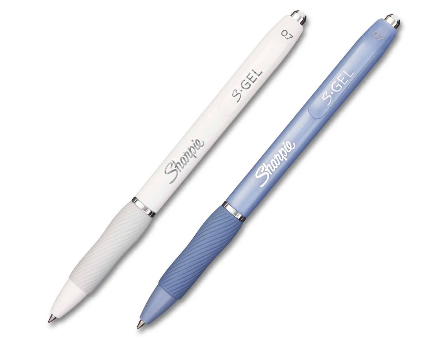 Sharpie S-Gel 0.7mm Gel Pen with Blue Ink in Gun Metal Grey 4 Pack